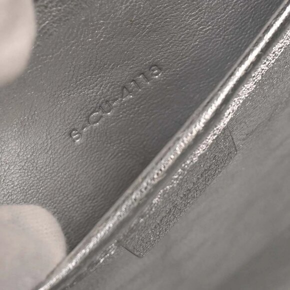 Celine Silver Leather Nano Luggage Tote Bag S-CU-4118 134745 - Picture 10 of 10